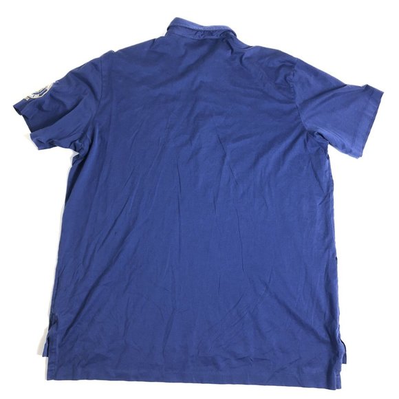 Polo Golf Ralph Lauren Mens XL Blue Vintage Isle Short Sleeve Polo Big Horse A10 - Picture 2 of 6